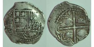 2 Real Bolivia / Vicereame del Perù (1542 - 1824) Argento Filippo III di Spagna (1578-1621)
