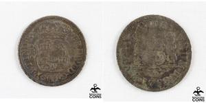 2 Real Impero spagnolo (1700 - 1808) Argento Carlo III di Spagna (1716 -1788)