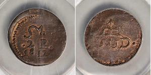 2 Real Nouvelle-Espagne (1519 - 1821) Laiton 