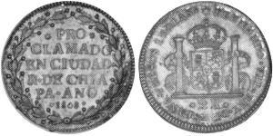 2 Real Virreinato de Nueva España (1519 - 1821) Plata Fernando VII de España (1784-1833)