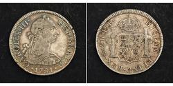 2 Real Vizekönigreich Neuspanien (1519 - 1821) Silber Karl III. von Spanien (1716 -1788)