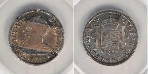 2 Real Vizekönigreich Neuspanien (1519 - 1821) Silber Karl III. von Spanien (1716 -1788)