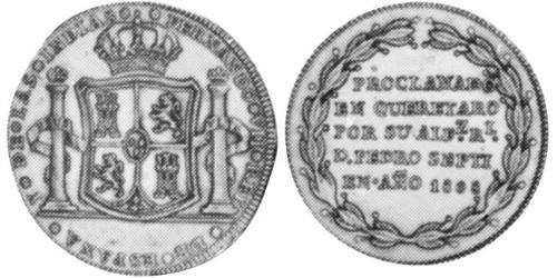 2 Real Vizekönigreich Neuspanien (1519 - 1821) Silber Ferdinand VII. von Spanien (1784-1833)