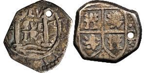 2 Real Spanish Mexico  / Kingdom of New Spain (1519 - 1821) Silver Ferdinand VII of Spain (1784-1833)