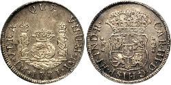 2 Реал Испанская империя (1700 - 1808) Серебро Карл III король Испании (1716 -1788)