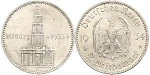 2 Reichsmark Germania nazista (1933-1945) Argento 