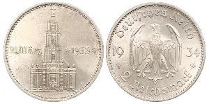 2 Reichsmark Germania nazista (1933-1945) Argento 