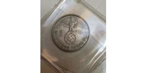 2 Reichsmark Третий рейх (1933-1945) Серебро Гинденбург, Пауль фон