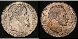 2 Rigisdaler Danimarca Argento 