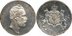 2 Riksdaler Schweden Silber Karl XV. (Schweden) (1826 - 1872)
