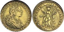 2 Rouble Empire russe (1720-1917) Or Pierre II (1715-1730)