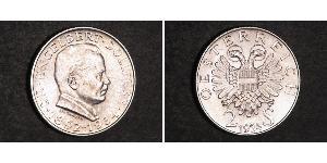 2 Shilling Federal State of Austria (1934-1938) Argent 