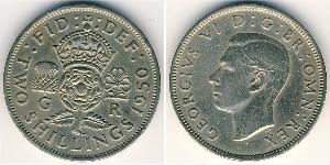 2 Shilling Royaume-Uni Argent George VI (1895-1952)