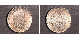 2 Shilling Federal State of Austria (1934-1938) Argento 