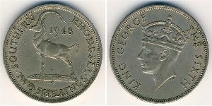 2 Shilling Southern Rhodesia (1923-1980) Copper/Nickel George VI (1895-1952)