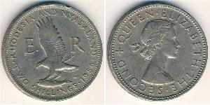 2 Shilling Southern Rhodesia (1923-1980) Kupfer/Nickel Elizabeth II (1926-2022)