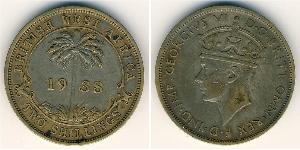 2 Shilling Britisch-Westafrika (1780 - 1960) Nickel 