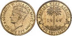 2 Shilling África Occidental Británica (1780 - 1960) Níquel 