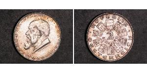 2 Shilling Primera República de Austria (1918-1934) Plata 