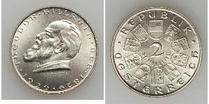 2 Shilling Primera República de Austria (1918-1934) Plata 