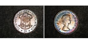 2 Shilling Sudáfrica (1910 - ) Plata 