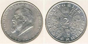 2 Shilling Geschichte Österreichs (1918-1934) Silber 