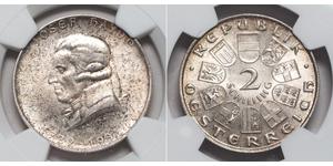 2 Shilling Geschichte Österreichs (1918-1934) Silber 