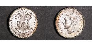 2 Shilling Südafrika (1910 - ) Silber Georg VI (1895-1952)