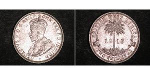 2 Shilling British West Africa (1780 - 1960) Silver George V of the United Kingdom (1865-1936)