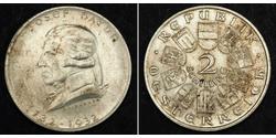 2 Shilling First Austrian Republic (1918-1934) Silver 