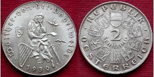 2 Shilling First Austrian Republic (1918-1934) Silver 