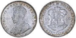 2 Shilling South Africa (1910 - ) Silver George V of the United Kingdom (1865-1936)