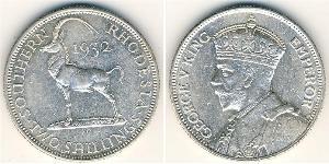 2 Shilling Southern Rhodesia (1923-1980) Silver George V of the United Kingdom (1865-1936)