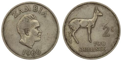 2 Shilling 赞比亚  