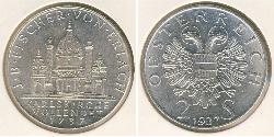 2 Shilling Federal State of Austria (1934-1938) 銀 