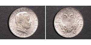 2 Shilling Federal State of Austria (1934-1938) 銀 