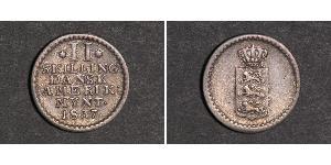 2 Skilling Danimarca Argento Federico VI di Danimarca (1768 -1839)