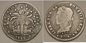2 Sol Bolivia Argento 