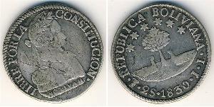 2 Sol Bolivia (1825 - ) Argento 