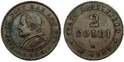 2 Solidus 教皇国 (754 - 1870)  Pope Pius IX (1792- 1878)