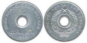 2 Sou Vietnam (1945 - ) Aluminio 