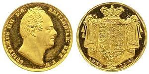 2 Sovereign Vereinigtes Königreich von Großbritannien und Irland (1801-1922) Gold Wilhelm IV (1765-1837)