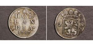 2 Stuiver Pays-Bas Argent 