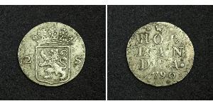 2 Stuiver Pays-Bas Argent 