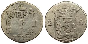 2 Stuiver Paesi Bassi Argento 