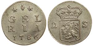 2 Stuiver Paesi Bassi Argento 