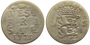 2 Stuiver Paesi Bassi Argento 