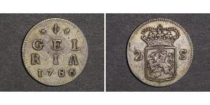 2 Stuiver Paesi Bassi Argento 