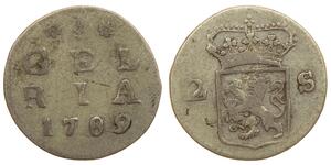 2 Stuiver Paesi Bassi Argento 