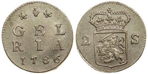 2 Stuiver Paesi Bassi Argento 